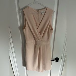 Club Monaco Winhona Drape Dress - size 6 in pink lily